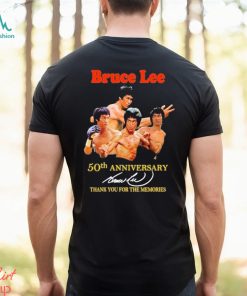 Bruce lee 50th anniversary thank you for the memories shirt