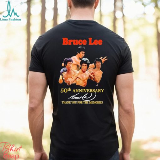 Bruce lee 50th anniversary thank you for the memories shirt