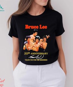 Bruce lee 50th anniversary thank you for the memories shirt