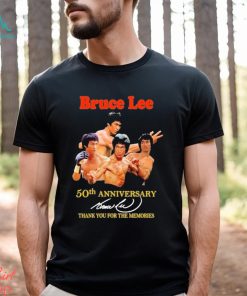 Bruce lee 50th anniversary thank you for the memories shirt