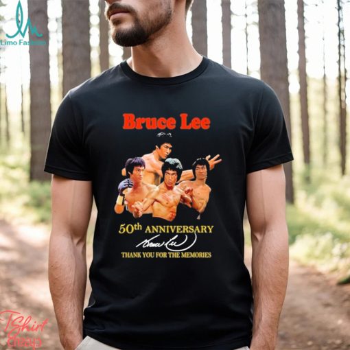 Bruce lee 50th anniversary thank you for the memories shirt