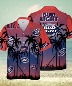 Bud Light Beer Hawaiian Shirt Custom Hawaiian Aloha Shirt