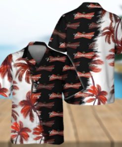 Budweiser Beer Hawaiian Shirt Palm Trees Beach Lovers Gift