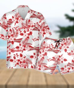 Budweiser Hawaiian Shirt Flowers Pattern Personalized Gift Men And Women