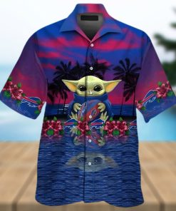 Buffalo Bills Hawaiian Shirt, Baby Yoda, Tropical Hawaiian Shirt