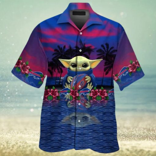 Buffalo Bills Hawaiian Shirt, Baby Yoda, Tropical Hawaiian Shirt