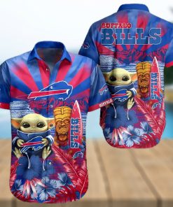 Buffalo Bills Hawaiian Shirt, Baby Yoda, Unique Hawaiian Shirt