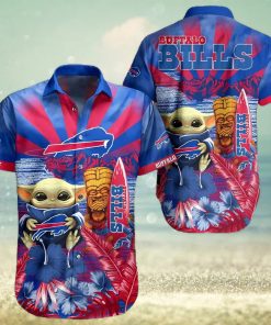 Buffalo Bills Hawaiian Shirt, Baby Yoda, Unique Hawaiian Shirt