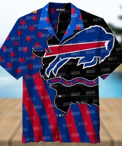 Buffalo Bills Hawaiian Shirt, Bills Logo Graphic, Hawaiian Style Shirt