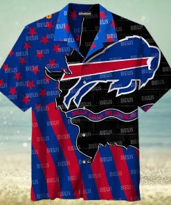 Buffalo Bills Hawaiian Shirt, Bills Logo Graphic, Hawaiian Style Shirt