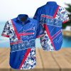 Buffalo Bills Hawaiian Shirt, Leaves Graphic, Hawaiian Style Shirt