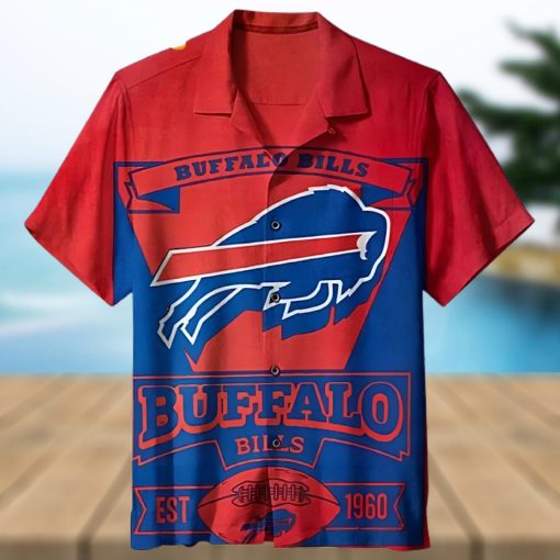 Buffalo Bills Hawaiian Shirt, EST 1960, Hawaiian Style Shirt