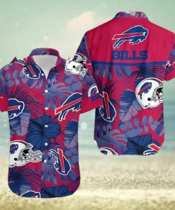 Buffalo Bills NFL Baseball Tropical Flower Baseball Jersey Shirt