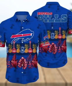 Buffalo Bills Hawaiian Shirt, Musical Instrument, Hawaiian Style Shirt