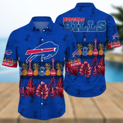 Buffalo Bills Hawaiian Shirt, Musical Instrument, Hawaiian Style Shirt