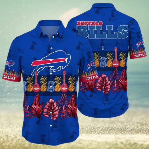 Buffalo Bills Hawaiian Shirt, Musical Instrument, Hawaiian Style Shirt