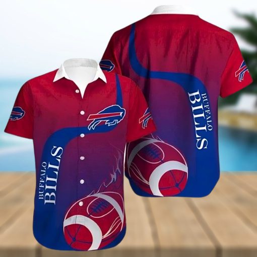 Buffalo Bills Hawaiian Shirt, Red Fire Rugby, Unique Hawaiian Shirt