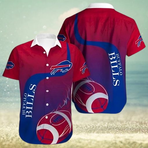 Buffalo Bills Hawaiian Shirt, Red Fire Rugby, Unique Hawaiian Shirt