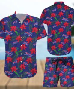 Buffalo Bills Hawaiian Shorts and Shirt Summer Beach Shirt Full Over Printt