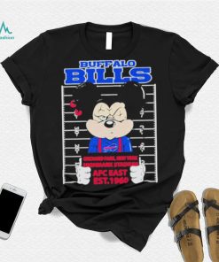 Buffalo Bills Mickey Mouse Orchard Park New York Highmark Stadium Afc Est 1960 Shirt