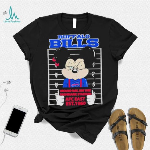 Buffalo Bills Mickey Mouse Orchard Park New York Highmark Stadium Afc Est 1960 Shirt