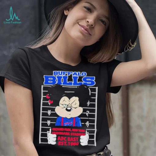 Buffalo Bills Mickey Mouse Orchard Park New York Highmark Stadium Afc Est 1960 Shirt