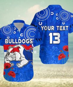 Bulldogs 2023 Hawaiian Shirt Western Dogs Aboriginal Poppy Lt13_0 What Pants To Wear With