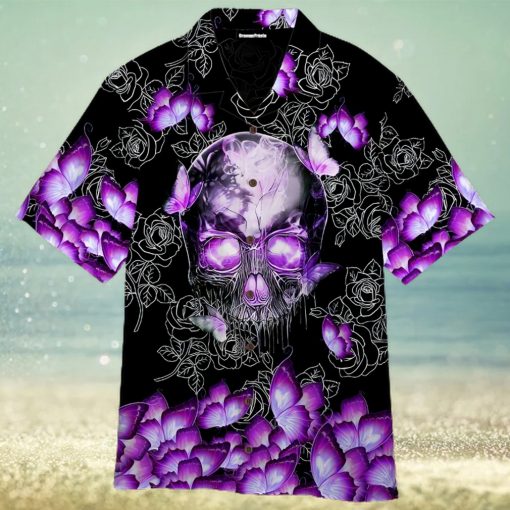 Butterfly Skull Hawaiian Shirt For Men Women Adult Wt5440 1