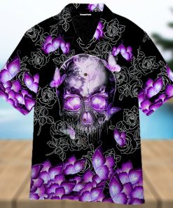 Butterfly Skull Hawaiian Shirt For Men Women Adult Wt5440 1