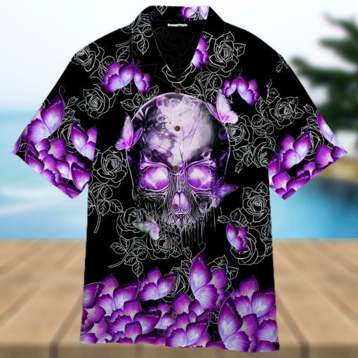 Butterfly Skull Hawaiian Shirt For Men Women Adult Wt5440 1