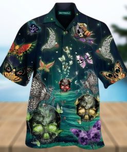 Butterfly Skull Hawaiian Shirt Pre10116 1