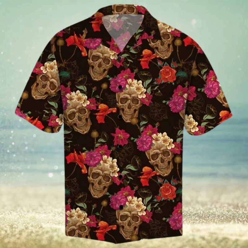 Buy Amazing Skull Hawaiian Shirt