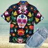 Buy Merry Chrismas With Skull Unisex Hawaiian Shirt