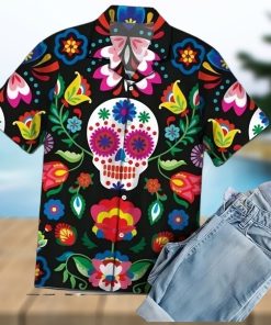 Buy Amazing Sugar Skull Hawaiian Shirt