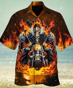 Buy Biker Skull Hawaiian Shirt