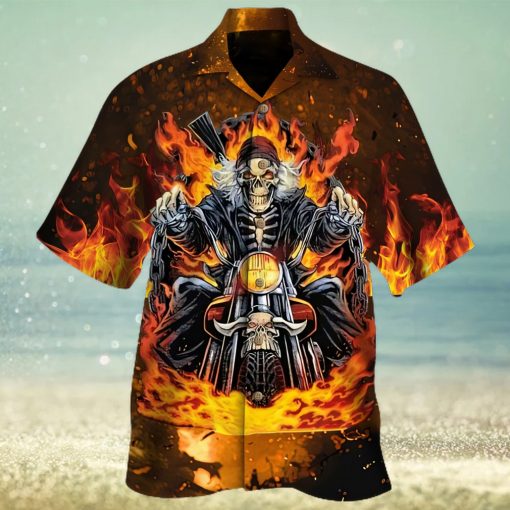 Buy Biker Skull Hawaiian Shirt