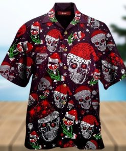 Buy Bling Skull And Wine Hawaiian Aloha Shirt