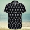 Buy Naive Skull Embroidery Aloha Hawaiian Shirts 1