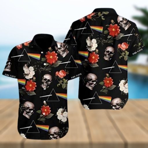 Buy Hawaiian Aloha Shirts Pink Floyd Skull 1