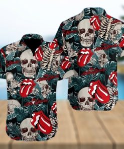 Buy Hawaiian Shirts Music Skull The Rolling Stone