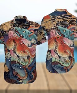 Buy Japanese Aesthetic Ukiyoe Hawaiian Shirt