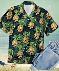 Buy Pineapple Skull Summer Vibe Tropical Hawaiian Shirts