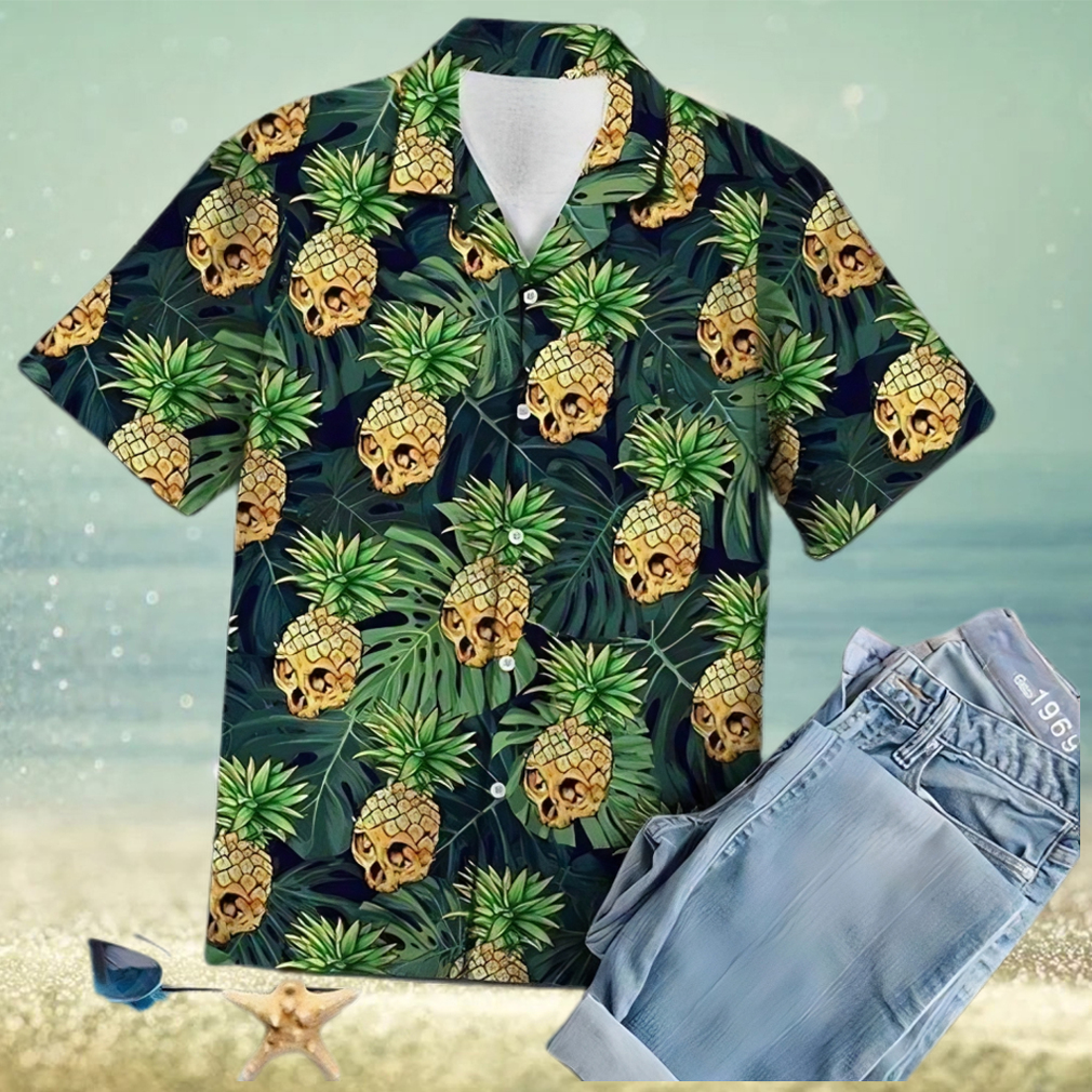 Pineapple Skull Hawaiian Shirt