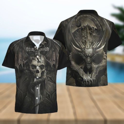 Buy Skull Draco Hawaiian Shirt