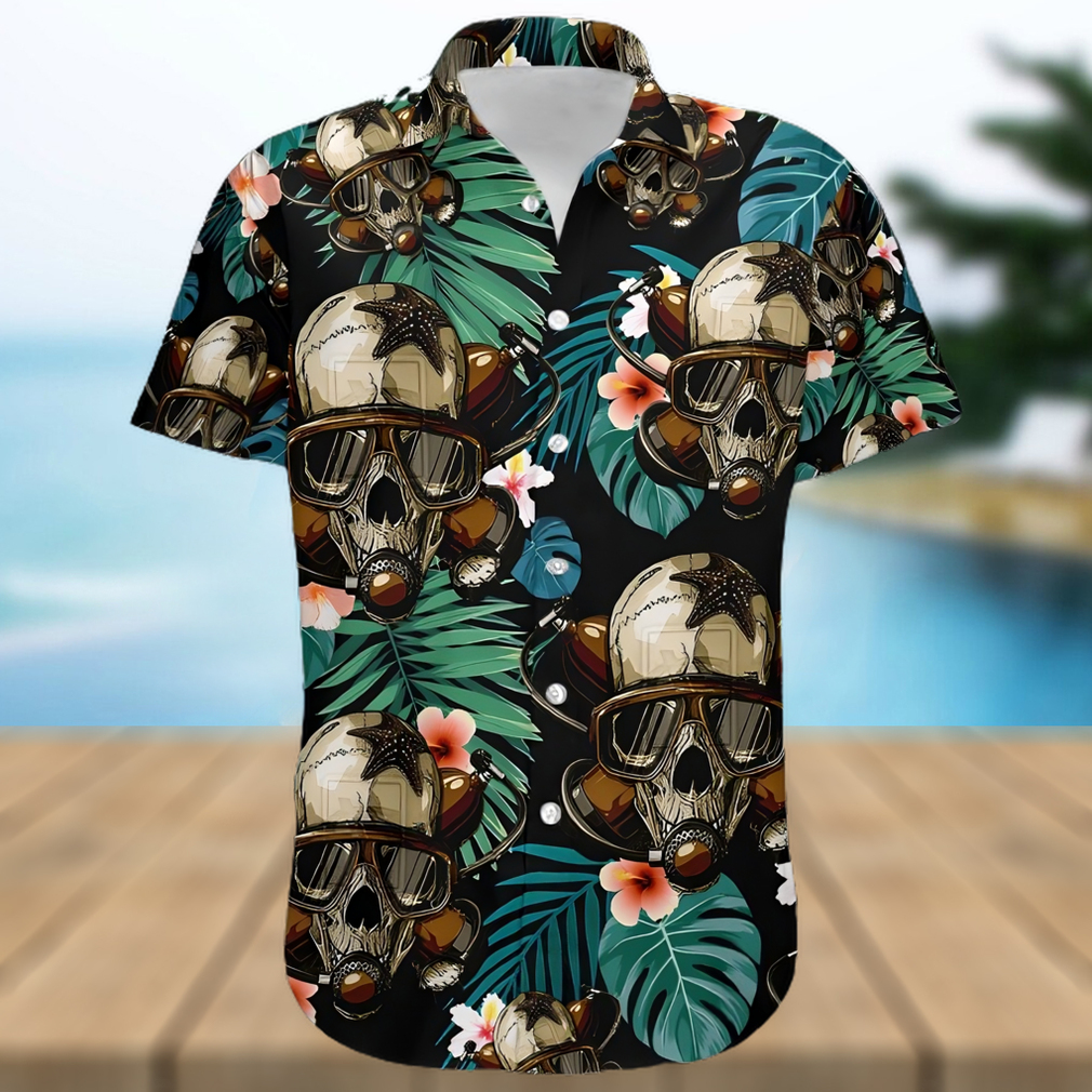 Buy Skull Dragon Unisex Hawaiian Shirt