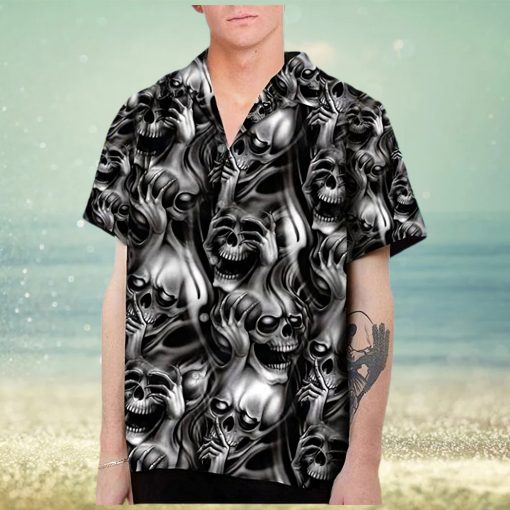 Buy Skull Hawaiian Shirt For Men Women