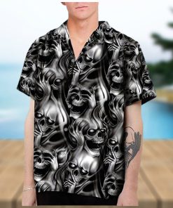 Buy Skull Hawaiian Shirt For Men Women