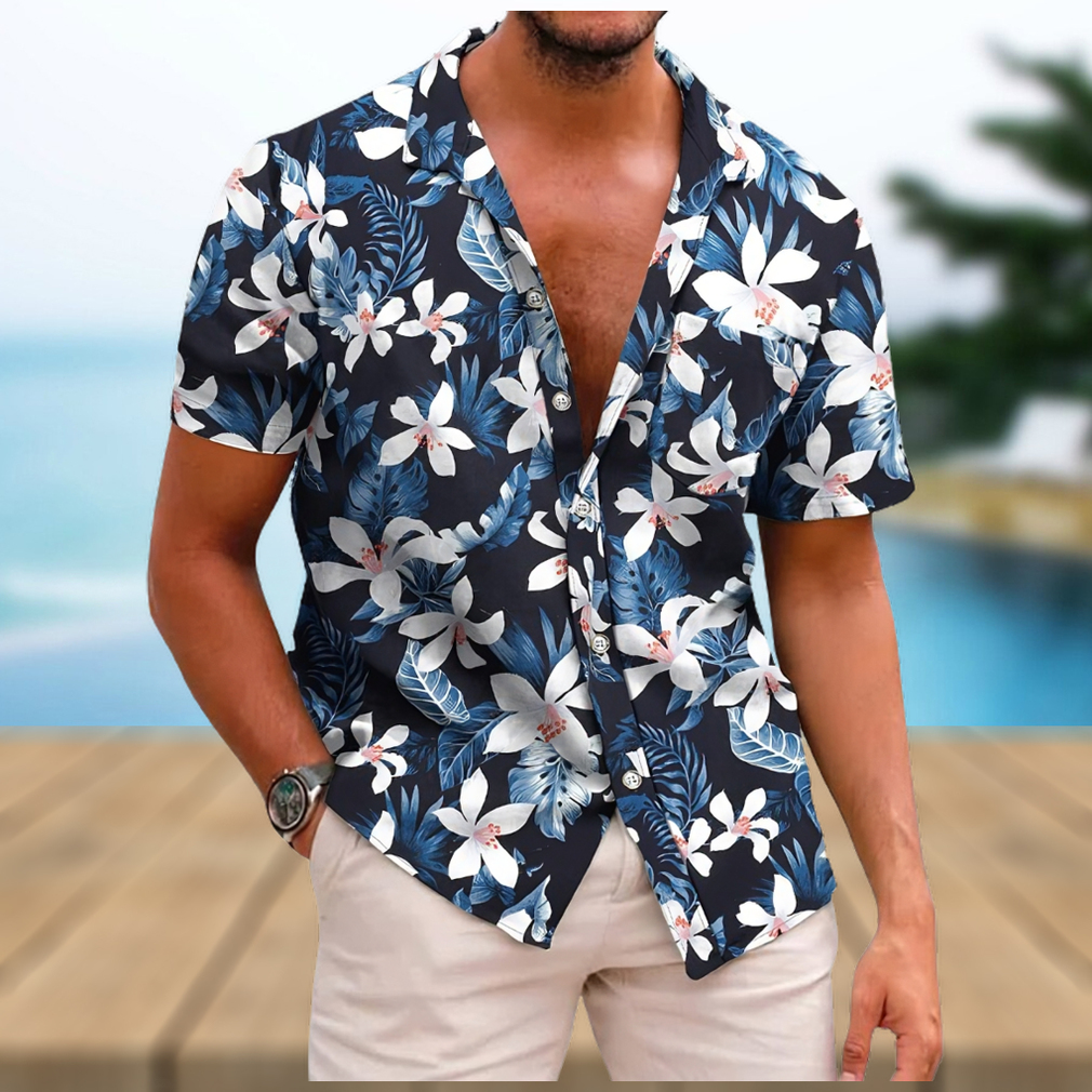 COOFANDY Mens Hawaiian Shirts Short Sleeve Casual Button Down