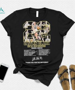 Caitlin Clark Iowa Hawkeyes 2020 2023 thank you for the memories Signature Shirt shirt