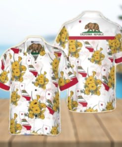 California Proud Tropical Hawaiian Shirt